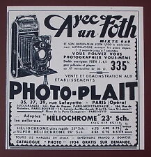 Publicité appareil photo d'occasion  Beaumont-de-Lomagne