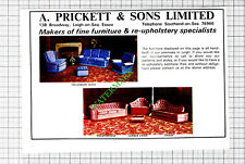 A Prickett & Sons Ltd Furniture Leigh-on-Sea Essex Advert - Corte 1975 comprar usado  Enviando para Brazil