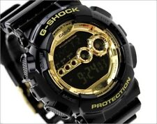 Usado, Reloj de pulsera para hombre Casio G-SHOCK negro X dorado GD-100 GB-1 PUERTAS precio de venta sugerido por el fabricante $249 segunda mano  Embacar hacia Argentina
