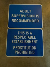 Prostitute prostitution sign for sale  Carlsbad