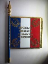 Drapeau émaillé régiment d'occasion  La Queue-les-Yvelines