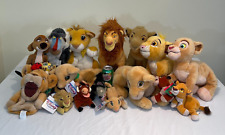 Disney Store Lion King LOT Simba's Pride Kovu Nala Pumbaa Ed Beanbag PLUSH LOT for sale  Shipping to South Africa