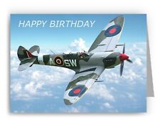 Spitfire birthday card for sale  SPILSBY