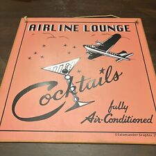 Airline lounge cocktails for sale  Middleburg