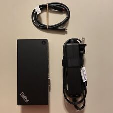 Docking station Lenovo ThinkPad USB-C (tipo: 40A9) DK1633 com fonte de alimentação e cabo comprar usado  Enviando para Brazil