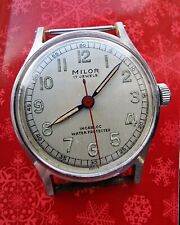 Vintage Relógio Piloto Militar Suíço Masculino Limpo Radium Manutenção Felsa 465 Workin, usado comprar usado  Enviando para Brazil