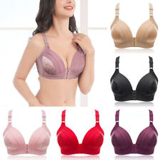 Women Push Up Full Coverage Front Fastening Large Size Non Wired Wireless Bra myynnissä  Leverans till Finland