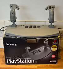 Sony Playstation One Analog Flight Dual / Twin Joystick Controller with Box  PS1 for sale  Shipping to South Africa