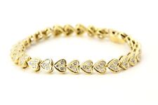 3,48 ct. Brillant Armband 750 Gold Tennisarmband Diamant Herzen Länge 17,5 cm gebraucht kaufen  Hamburg