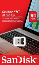 SanDisk Cruzer Fit Flash Drive 64GB USB 2.0 Memory Stick Mini USB Flash Drive, usado comprar usado  Enviando para Brazil