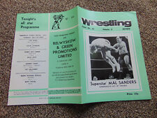 British wrestling programme for sale  Shipping to Ireland