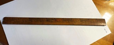 1920's Senaca Rulers The Eyesaver 12" Wooden Ruler, Seneca Falls, NY-Pre-Patent?, used for sale  Shipping to South Africa