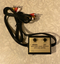Potenciador de señal de video/audio vintage Emsonic 9817 con cable RCA de control de ganancia segunda mano  Embacar hacia Mexico