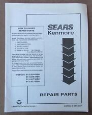 Sears kenmore parts for sale  Clinton