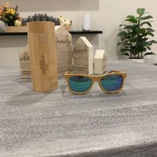 Óculos de sol polarizado madeira crua 100% madeira natural EXCELENTES CONDIÇÕES LEIA POR FAVOR, usado comprar usado  Enviando para Brazil