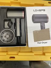 Secador de cabelo LOVEPS com difusor e concentrador de modelagem. 1800W iônico, nova caixa aberta comprar usado  Enviando para Brazil