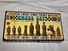 RETRO BOXED CHESS GAME AND QUALITY BOARD 4" TALL PIECES BY ROXY for sale  Shipping to South Africa