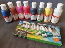 Acrylfarben set 19 gebraucht kaufen  Sandhausen