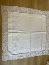 Vintage white linen for sale  SWINDON