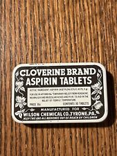 Vintage cloverine aspirin for sale  New Oxford