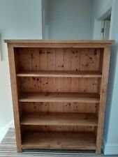 Solid wood bookcase for sale  WIRRAL