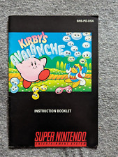 Manual de instruções Kirby's Avalanche Super Nintendo sistema de entretenimento comprar usado  Enviando para Brazil