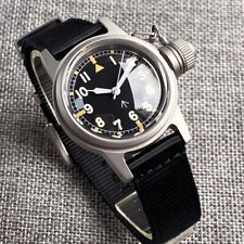 Relógio masculino militar 36mm preto NH35 estojo escovado mergulho 200M impermeável safira comprar usado  Enviando para Brazil