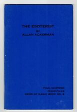 O Esoterista por Allan Ackerman - Livro mágico vintage de capa mole comprar usado  Enviando para Brazil