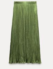 Zara green pleated for sale  LONDONDERRY