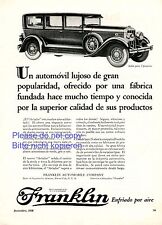 Franklin automobile 1928 gebraucht kaufen  Waldburg