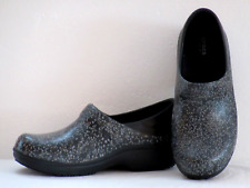 Used, CROCS SLIP ON CLOGS SANDALS BLACK WHITE SZ 9 W 9W GOOD FOR NURSE SHOES for sale  Shipping to South Africa