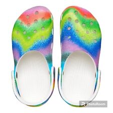 Zuecos solares clásicos arco iris Crocs para hombre 9 para mujer 11 segunda mano  Embacar hacia Argentina