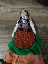 Muñeca de tela mexicana de arte popular - muñeca de trapo hecha a mano Muneca otomí segunda mano  Embacar hacia Argentina