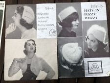 Vintage patterns angora for sale  RIPLEY