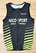 TRI /  TRIATHLON SUIT TOP / VEST - NICO SPORT - RED TEAM UNISEX   L for sale  Shipping to South Africa