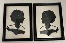 Silhouette art set for sale  Greenfield