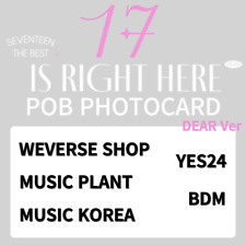 SEVENTEEN BEST Álbum 17 IS RIGHT HERE QUERIDO Ver POB Pre-pedido Befit TARJETA FOTOGRÁFICA, usado segunda mano  Embacar hacia Argentina