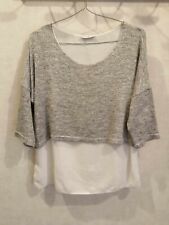 Pull fin gris d'occasion  Bourg-de-Thizy