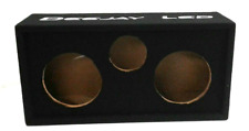 "Caja de altavoces DeeJay LED CHUCHERA6 NEGRA para 1 tweeter 3-5/8"" y 2 woofers 6,5"" segunda mano  Embacar hacia Argentina