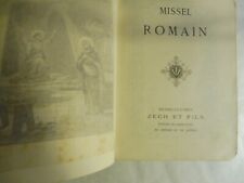 Missel romain 1001 d'occasion  Ussel