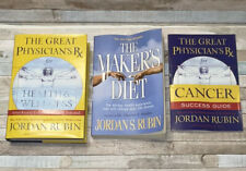 Lote de 3 Jordan Rubin Books Makers Diet Great Physicians Rx Cancer Success Guide comprar usado  Enviando para Brazil