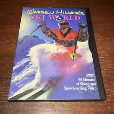 Warren Miller's Ski World DVD 1997 Vídeo Antigo Snowboarding Esqui - Bom Pkg Desgaste, usado comprar usado  Enviando para Brazil