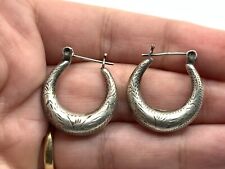 sterling hinged hoop earring for sale  Clovis