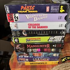 Lote de 10 fitas VHS seladas vintage. Filmes clássicos B! Terror! Ficção científica!, usado comprar usado  Enviando para Brazil