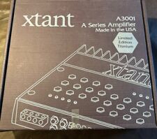 Amplificador Xtant edição limitada titânio raro série A3001 A. Com caixa original, usado comprar usado  Enviando para Brazil