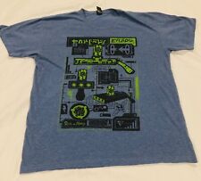 Camiseta Rick And Morty Portal Gun Loot Crate Exclusiva Azul Suave Talla Grande, usado segunda mano  Embacar hacia Argentina