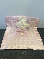 Usado, Cobertor de segurança Lovey Blankets and Beyond Bunny rosa redemoinhos macios 14” X 16” comprar usado  Enviando para Brazil