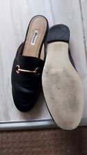 black leather mules for sale  LONDON