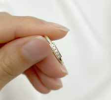 Mini pulseira de barra de diamante Milgrain 14K 5 comprar usado  Enviando para Brazil