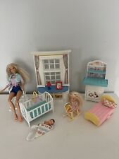Used, Barbie Mattel Nap N Play Nursery Rocking Chair Kelly Bedroom Doll Baby  Lot 4 for sale  Shipping to South Africa
